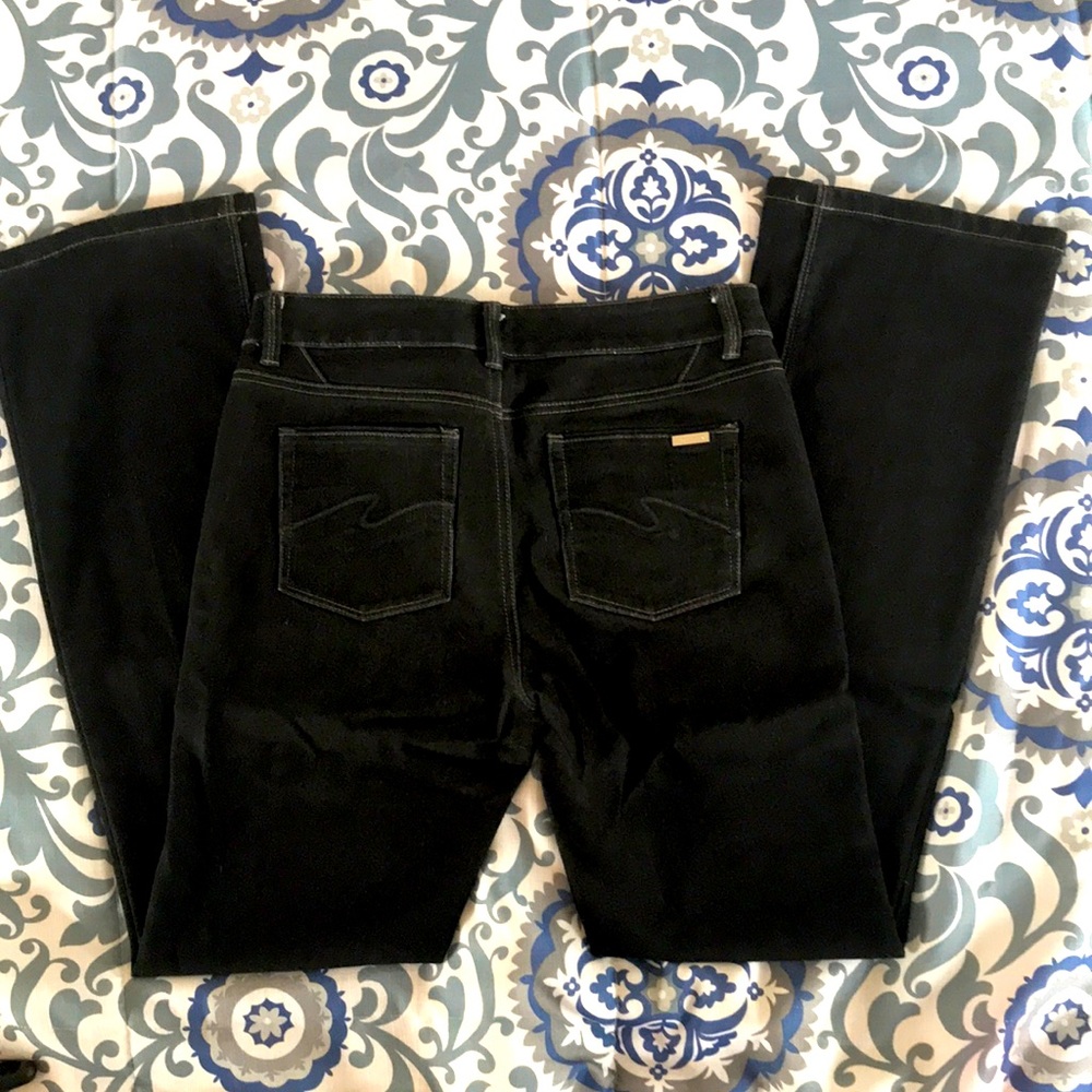 WHBM black bootcut jeans